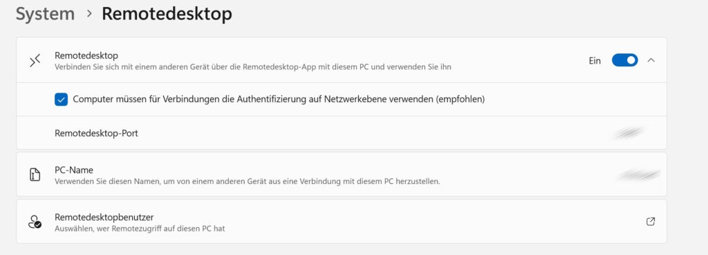 Via Remote Desktop auf den Windows PC zugreifen 2 Screenshot 2025 07 25 072819